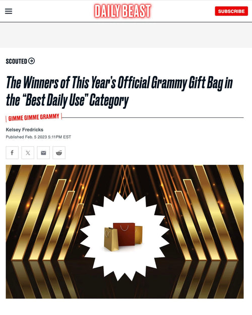 The Winners of This Year’s Official Grammy Gift Bag in the “Best Daily Use” Category