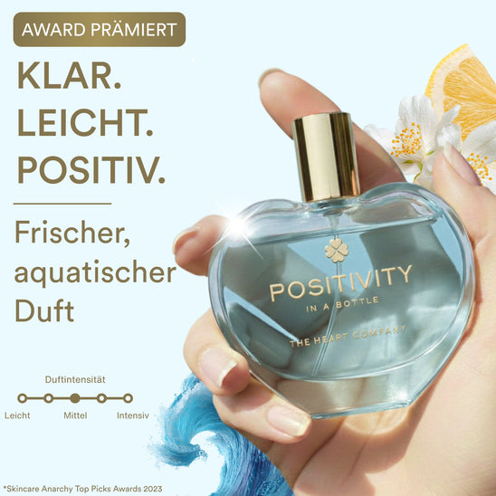 POSITIVITY <br>in a bottle