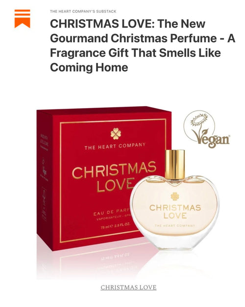 CHRISTMAS LOVE: The New Gourmand Christmas Perfume - A Fragrance Gift That Smells Like Coming Home