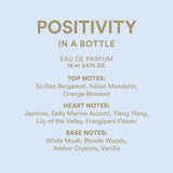 POSITIVITY <br>in a bottle