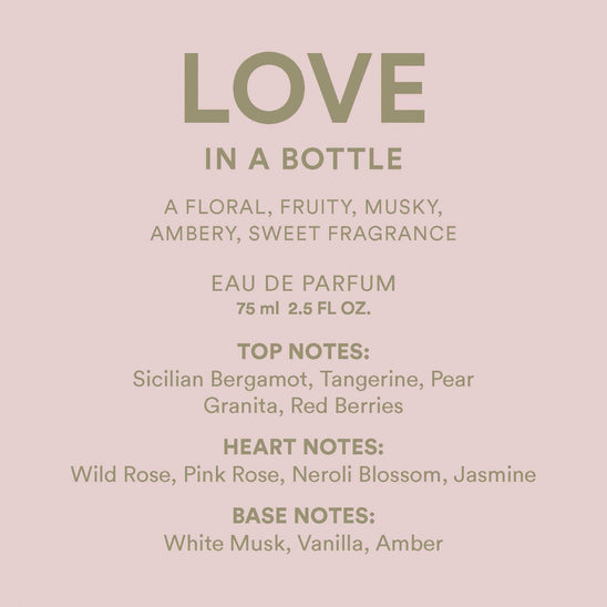 LOVE<br> in a bottle